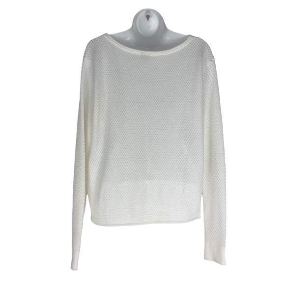 Farm Rio Boho Chic Yellow Mixed Print Mandala Butterfly Knit Pullover Top Medium - Picture 3 of 10